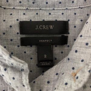 J Crew Perfect Fit Button Down NWOT